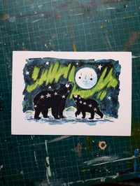 Image 2 of Ursa Major and Ursa Minor Bears A5 Digital Print