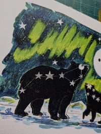 Image 3 of Ursa Major and Ursa Minor Bears A5 Digital Print