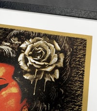 Image 5 of AMY WINEHOUSE • 2/3 AP • metallic gold • SUPPLIED FRAMED