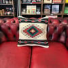 AZTEC CUSHION - CREAM, RED AND BLACK