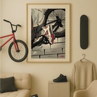 Image 2 of Sneaker Poster Jordan 4 x Nigel Sylvester “Brick After Brick”