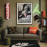 Image 3 of Sneaker Poster Jordan 4 x Nigel Sylvester “Brick After Brick”