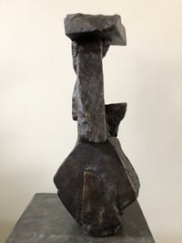 Image 3 of bronzed concrete sculpture