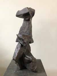 Image 1 of bronzed concrete sculpture
