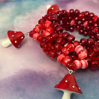 Image 14 of Monochrome Mushroom Kandi Cuff