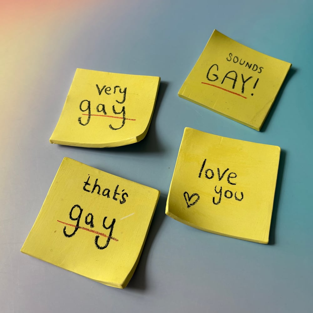 Image of Ceramic Post-it note