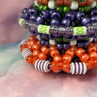 Image 3 of Triple UFO Kandi Cuff Bracelet