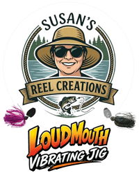Image 1 of Susan's Reel Creations Loudmouth Vibrating Jig (Various Colors)