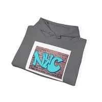 Image 16 of NYC Graffiti Logo Hoodie | Brick Wall Street Art, Urban Style
