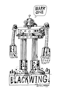 Image 2 of A robot drawn with expensive pens