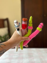 Image 1 of Crochet Wormie Friends