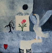 Original: The Goose Welcomes the First Peony