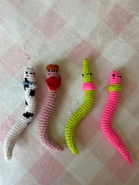 Image 2 of Crochet Wormie Friends