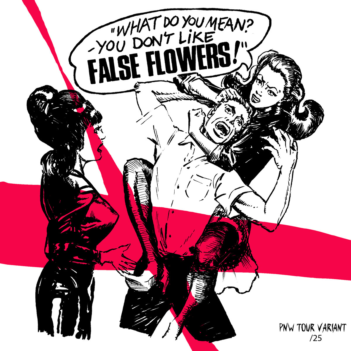 Image of FALSE FLOWERS - 7" PNW TOUR Variant (Random Color Vinyl)