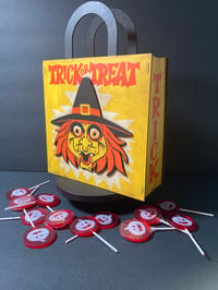 Image 2 of Handcrafted vintage Topstone-inspired Halloween candy container bag