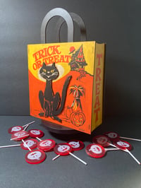 Image 4 of Handcrafted vintage Topstone-inspired Halloween candy container bag