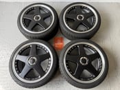 Image of Genuine OZ Futura II 2-piece Split Rim 17" 5x100 5x112 Alloy Wheels REFURBISHED