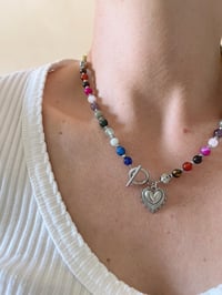 Image 2 of Collier DOLCE rainbow silver 