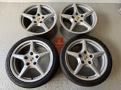 Image of Genuine Porsche 911 997 BBS Carrera III 18" 5x130 Alloy Wheels USED