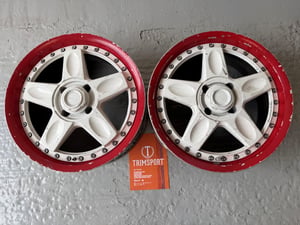 Image of 2x Rays Engineering Volk Racing CV Pro 16" 4x100 2-Piece Split Rim Alloy Wheels USED