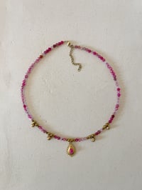 Image 1 of Collier ILHAM // Agate Rose 