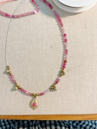 Image 2 of Collier ILHAM // Agate Rose 