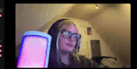 white girl mic