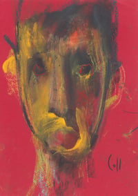 Image 2 of Ago - Sketchbook Drawing in Soft Pastels and Charcoal on Paper 