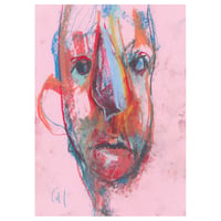 Image 1 of Through - Sketchbook Drawing in Soft Pastels and Charcoal on Paper 