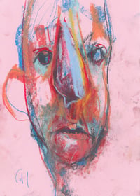 Image 2 of Through - Sketchbook Drawing in Soft Pastels and Charcoal on Paper 