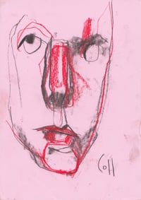 Image 2 of Key - Sketchbook Drawing in Soft Pastels and Charcoal on Paper 