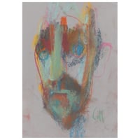Image 1 of Moment- Sketchbook Drawing in Soft Pastels  on Paper 