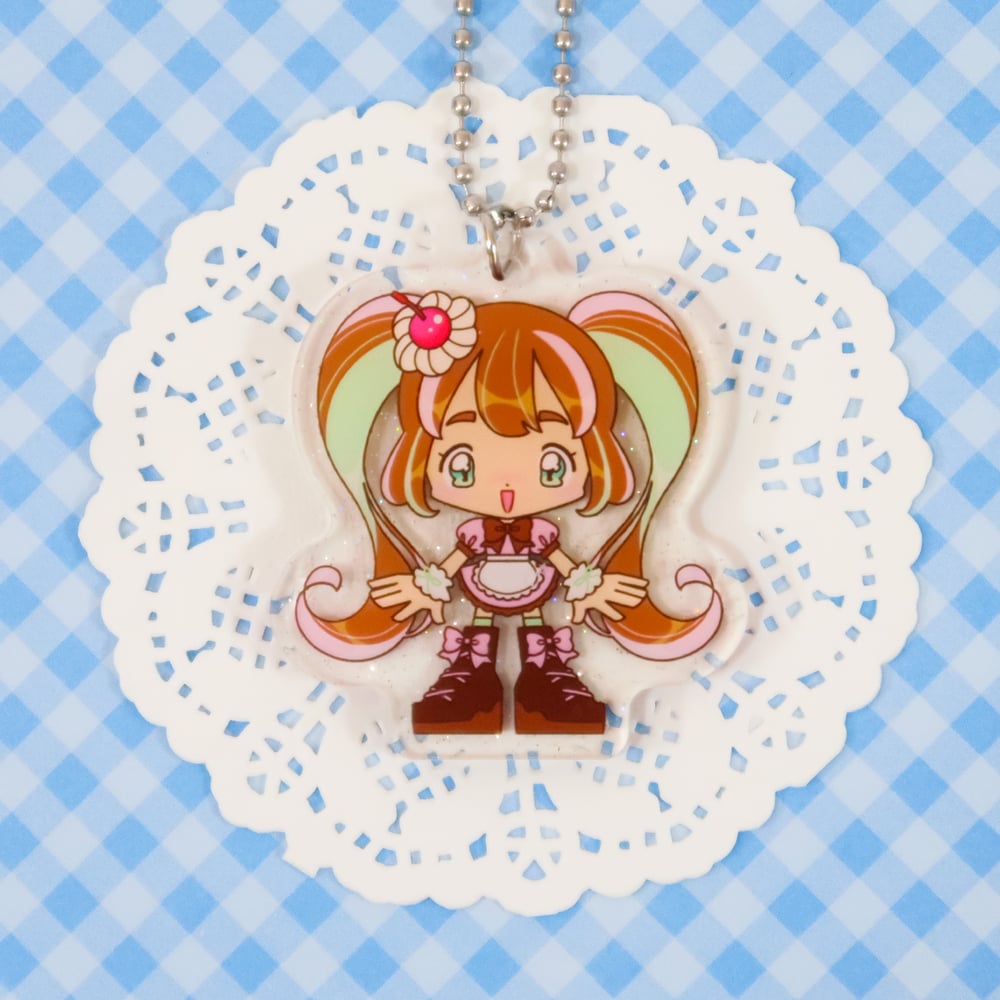 Acrylic Keychain: Ice Cream Girl