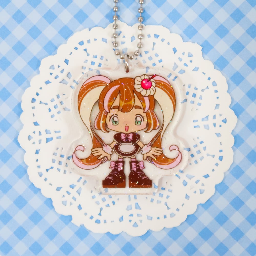 Acrylic Keychain: Ice Cream Girl