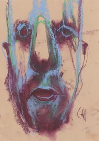 Image 2 of Hang - Sketchbook Drawing in Soft Pastels  on Paper 