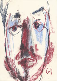 Image 2 of David - Sketchbook Drawing in Soft Pastels  on Paper 