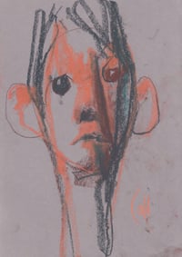 Image 2 of Wilf - Sketchbook Drawing in Soft Pastels  on Paper 