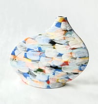 Quai: white brush over multi- Joanne Rebek