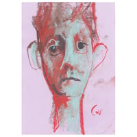 Image 1 of Question - Sketchbook Drawing in Soft Pastels and Charcoal  on Paper 