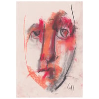 Image 1 of June - Sketchbook Drawing in Soft Pastels and Charcoal  on Paper 