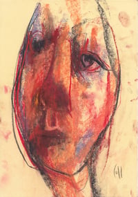 Image 2 of Adhere - Sketchbook Drawing in Soft Pastels and Charcoal  on Paper 