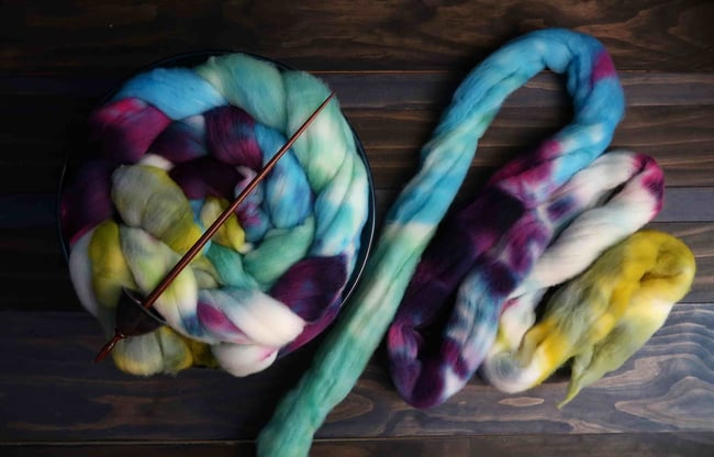 For The Whimsy Combed Top - Targhee