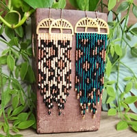 Image 2 of Jaguar Print Earrings