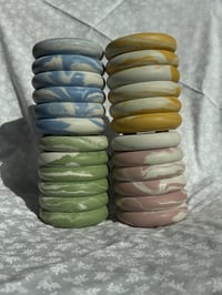 Image 2 of Custom Marble Cement Jar with Lid • Two-Tone Home Decor • Choose 2 Colors