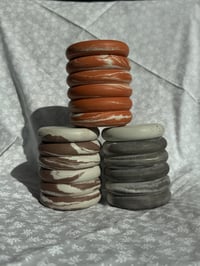 Image 3 of Custom Marble Cement Jar with Lid • Two-Tone Home Decor • Choose 2 Colors