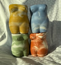 Image 2 of Custom Marble Cement Female Form Vase • Two-Tone Planter