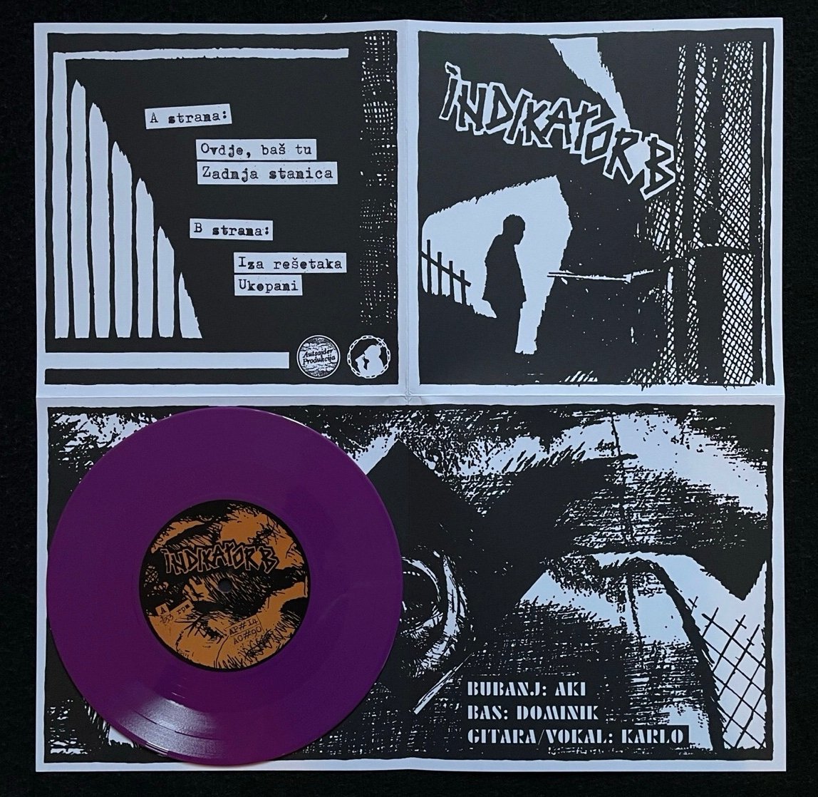 Image of INDIKATOR B "II" 7" E.P. - purple wax