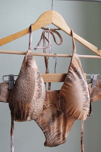 Image 6 of ♲ Vintage Animal Print Bikini Set - XL Top / L Bootyshort 