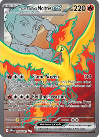 Team Rocket's Moltres ex - 208/182 - SV10: Destined Rivals - Near Mint