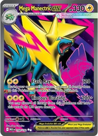 Mega Manectric ex - 158/132 - ME01: Mega Evolution - Near Mint